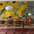 Sunny Floral I Mural Wallpaper - room preview 05