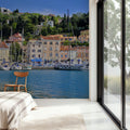 Mediterranean Harbor Mural Wallpaper - room preview 05