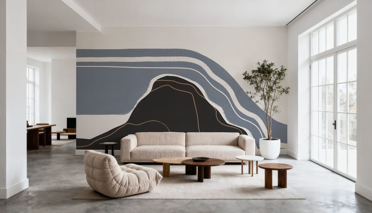 Waterfall Abstract II Mural Wallpaper - room preview 05