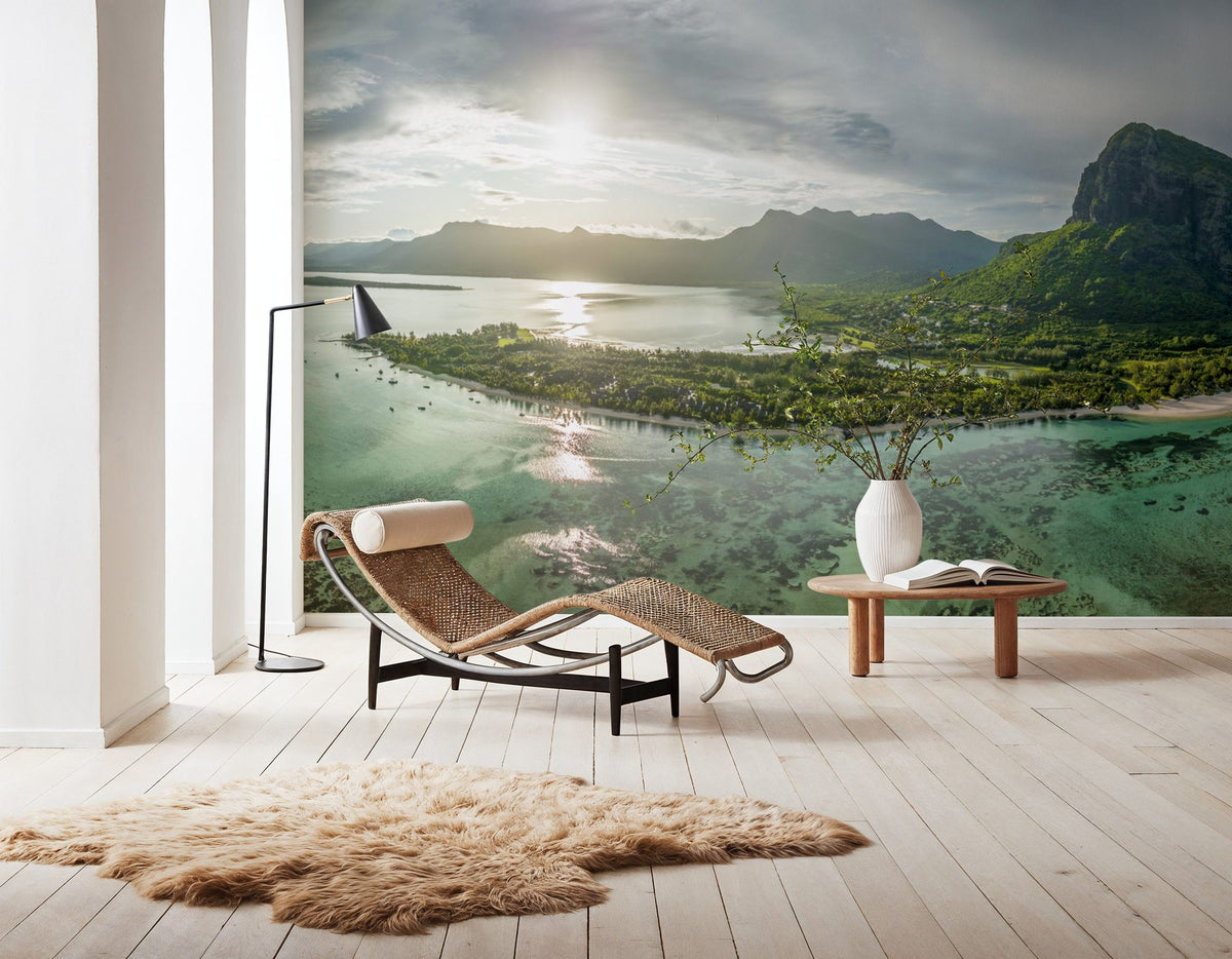 Mauritius Sunrise Mural Wallpaper - room preview 05