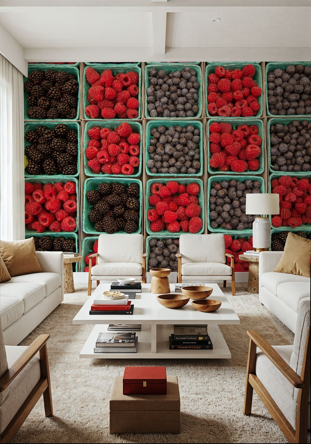 More Berries Please Mural Wallpaper - room preview 05