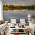 Lakeside Reflection Mural Wallpaper - room preview 05