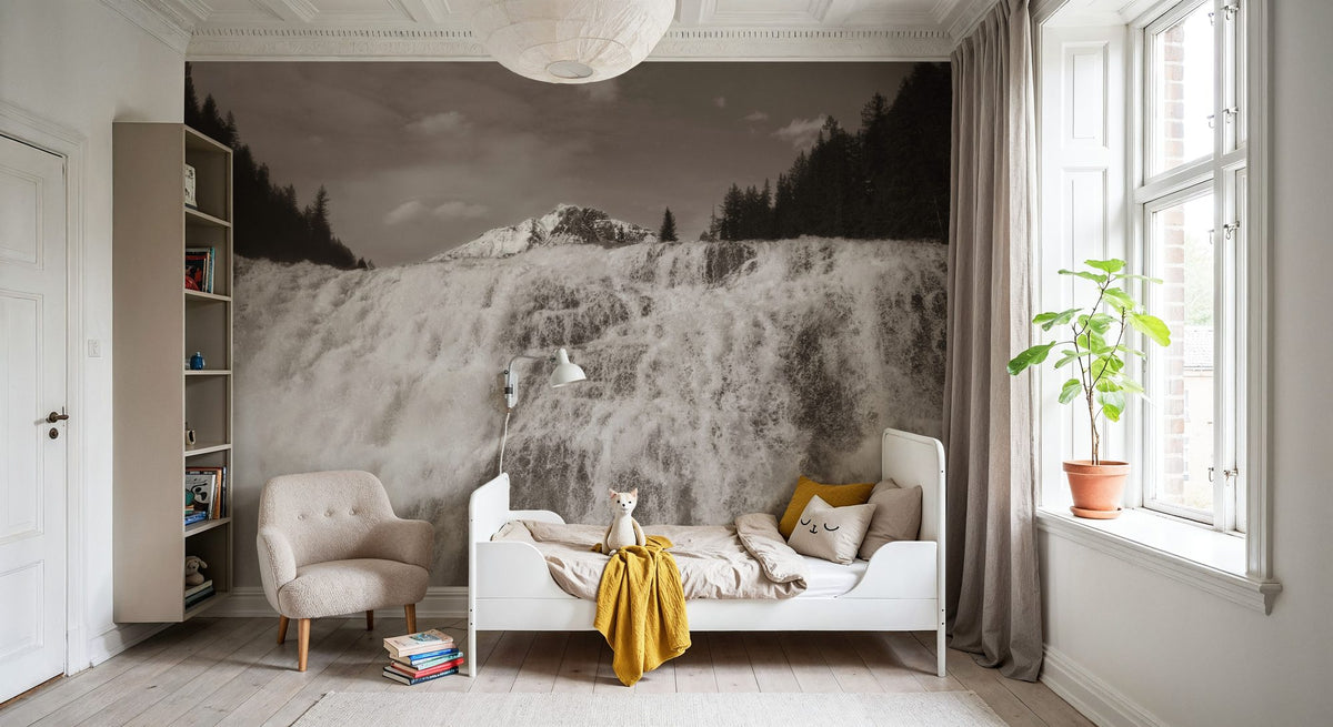 Wapta Falls Mural Wallpaper - room preview 05