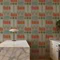 Woodland Scenes Gray Mural Wallpaper - room preview 05