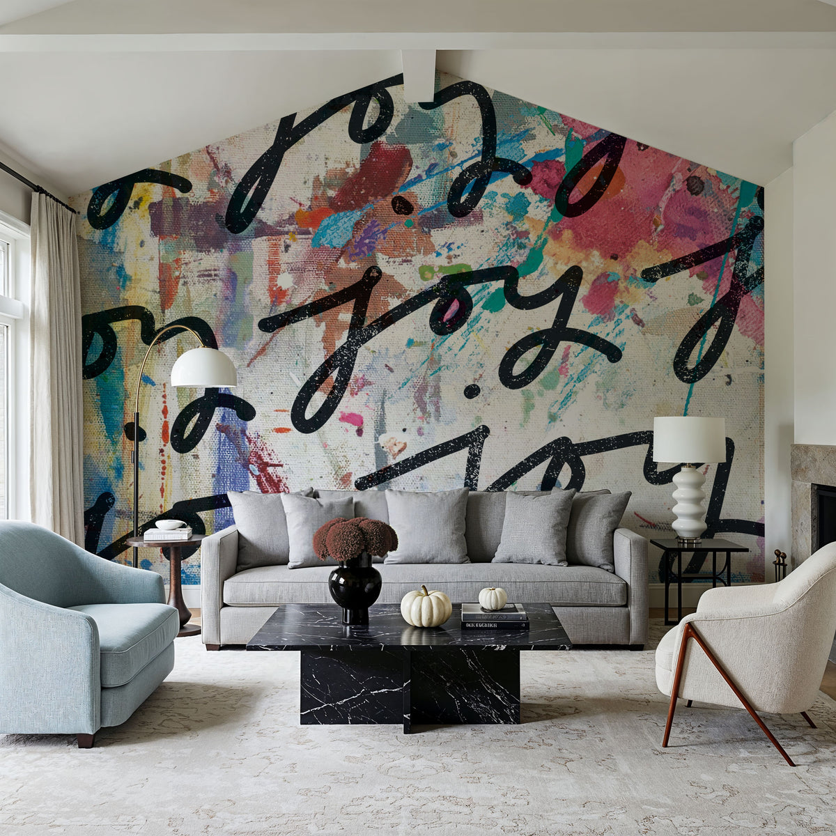 Lots of Love III Mural Wallpaper - room preview 05