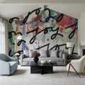 Lots of Love III Mural Wallpaper - room preview 05