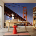 Golden Gate View Mural Wallpaper - room preview 05