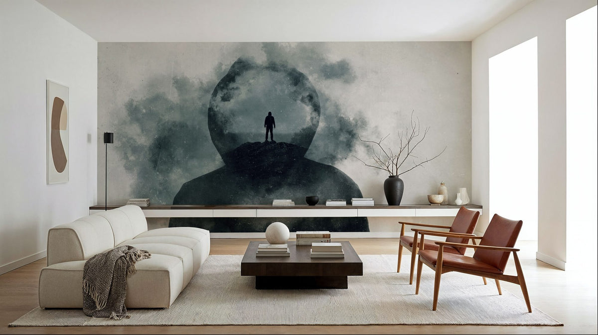 Space Man Mural Wallpaper - room preview 05