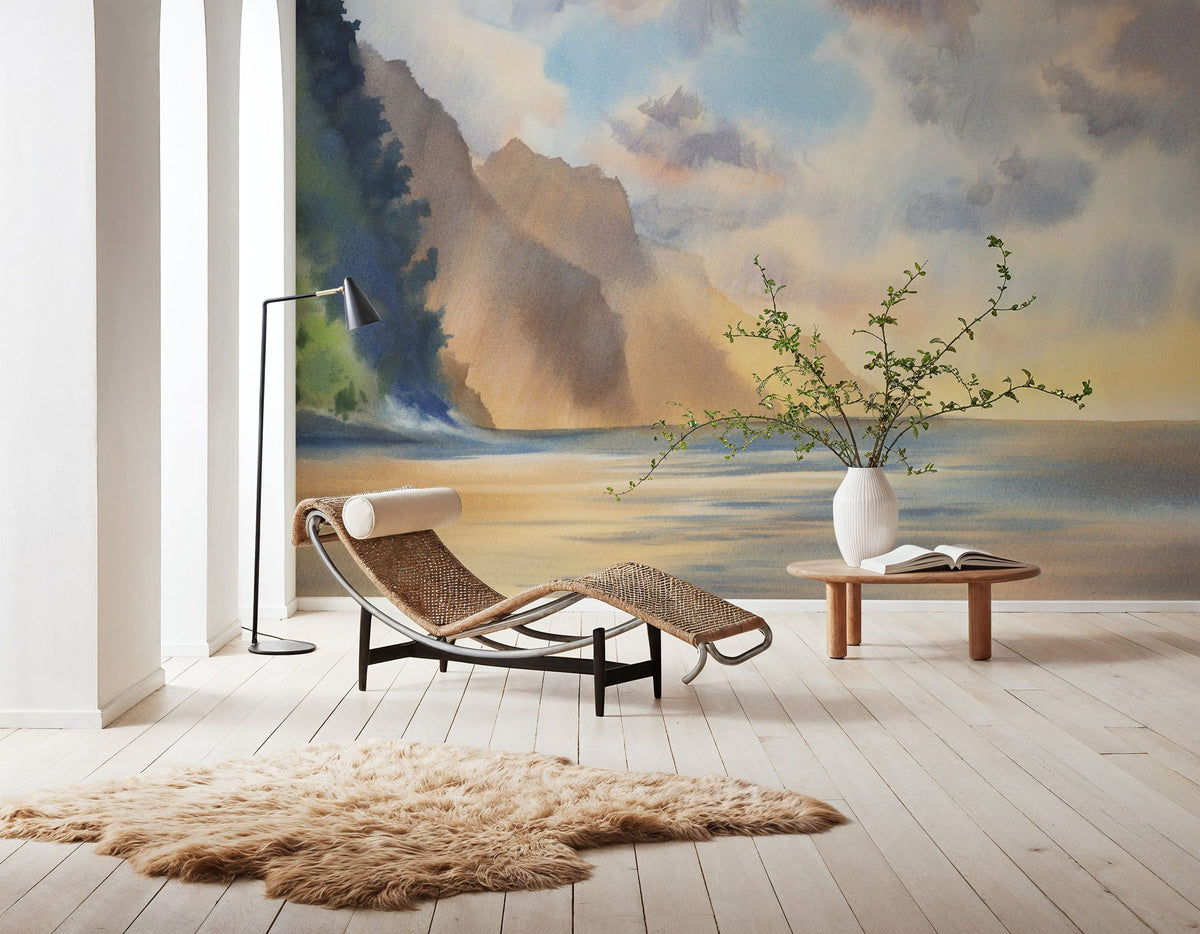 Coastal Reverie Mural Wallpaper - room preview 05