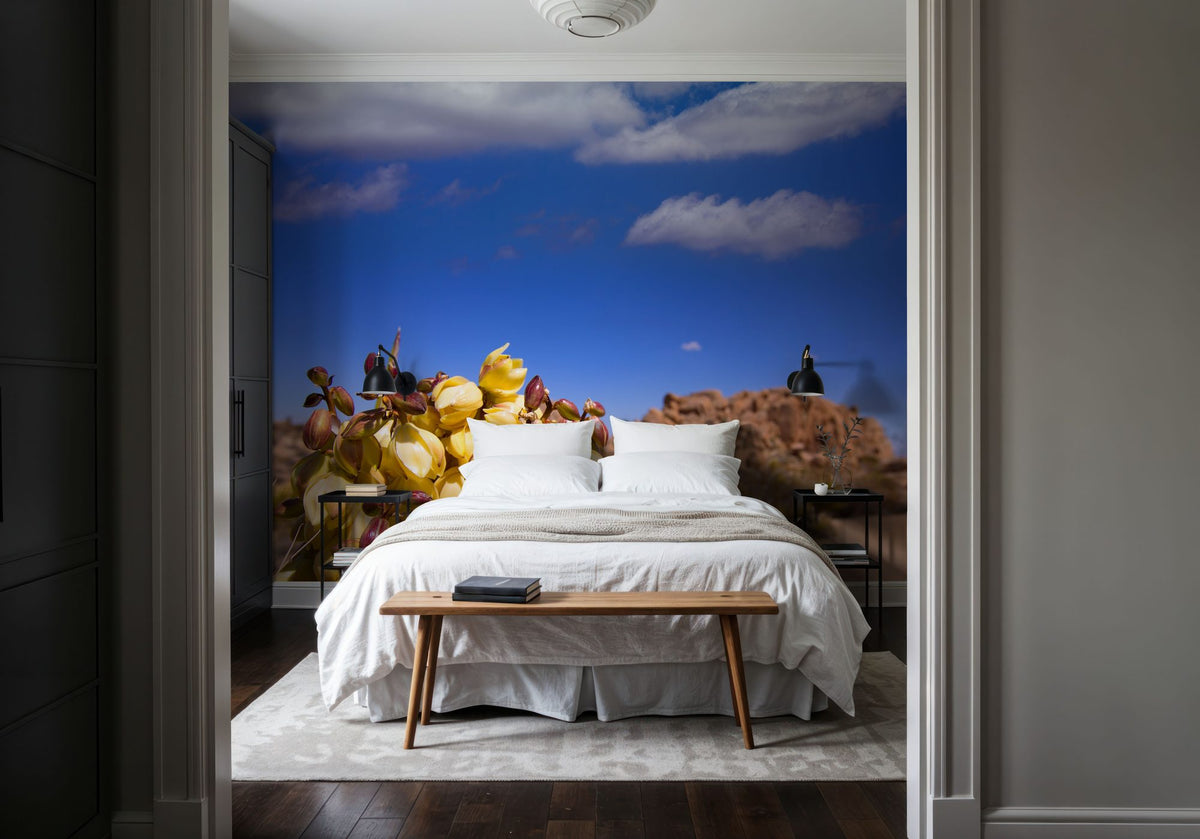 Joshua Tree Blue V Mural Wallpaper - room preview 05