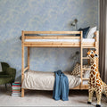 Moonlit Sky Petite, Baby Blue Mural Wallpaper - room preview 05