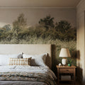 Meadow Whisper, Grass Green Mural Wallpaper - room preview 05