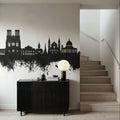 Reims France Skyline Black & White Mural Wallpaper - room preview 05