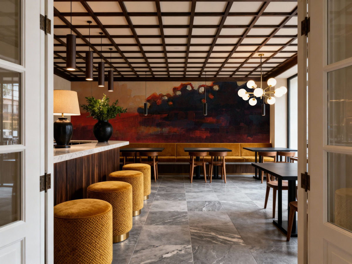 Sunset Glow Mural Wallpaper - room preview 05