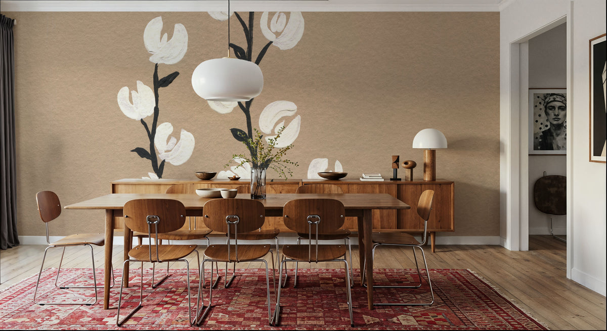 Petite Floral I Mural Wallpaper - room preview 05