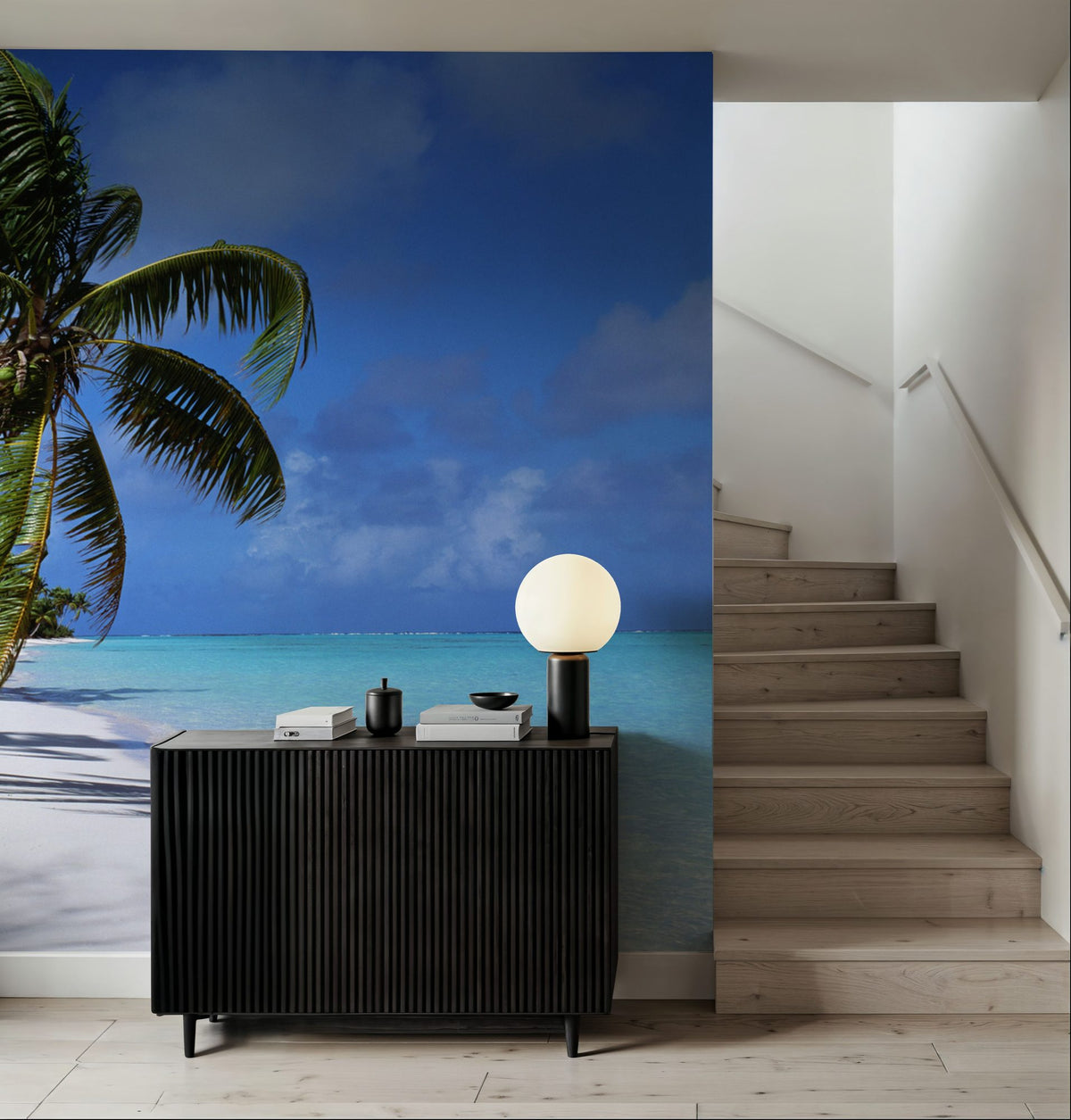 Paradise Shoreline Mural Wallpaper - room preview 05