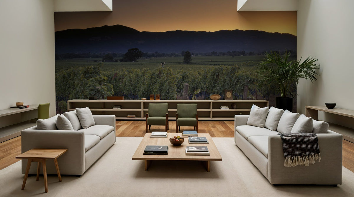 Napa Sunrise Mural Wallpaper - room preview 05