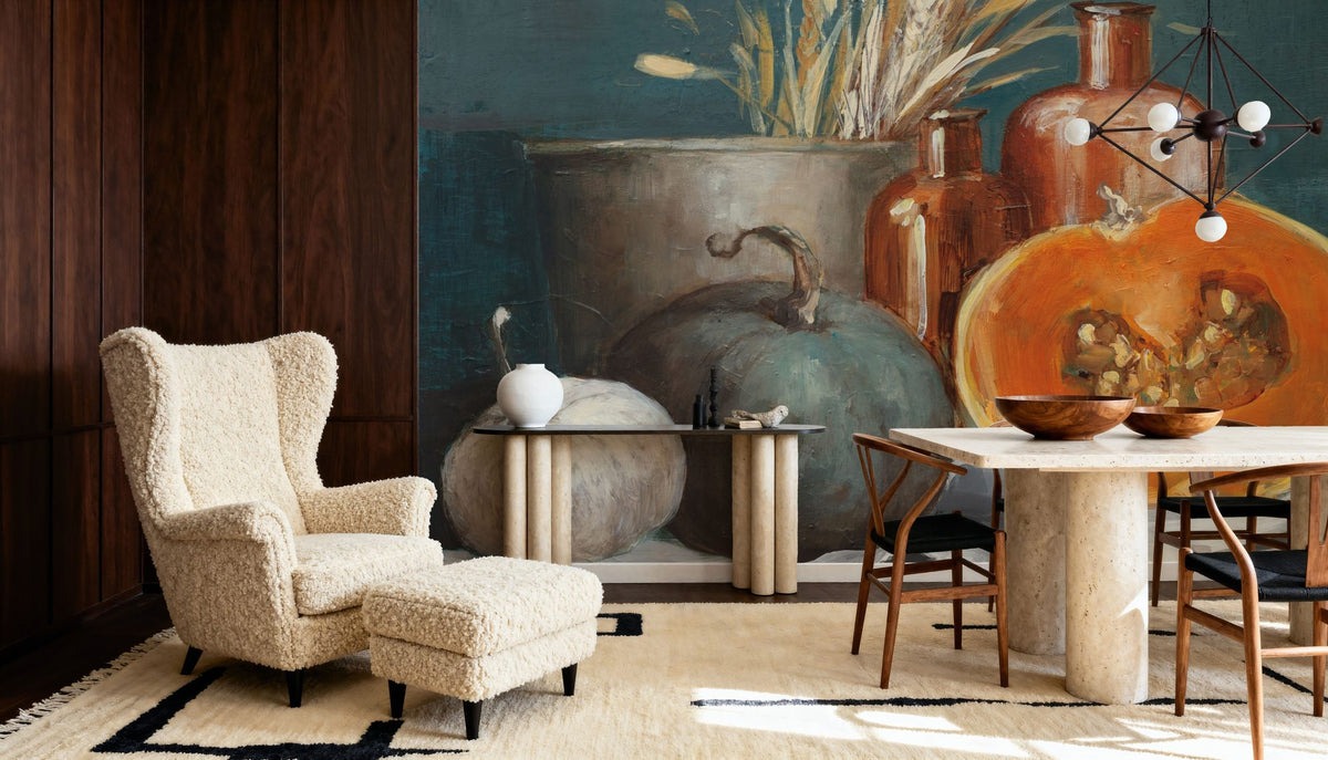 Autumn Still Life Mural Wallpaper - room preview 05