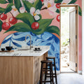 Blooming Cherry Vase Mural Wallpaper - room preview 05