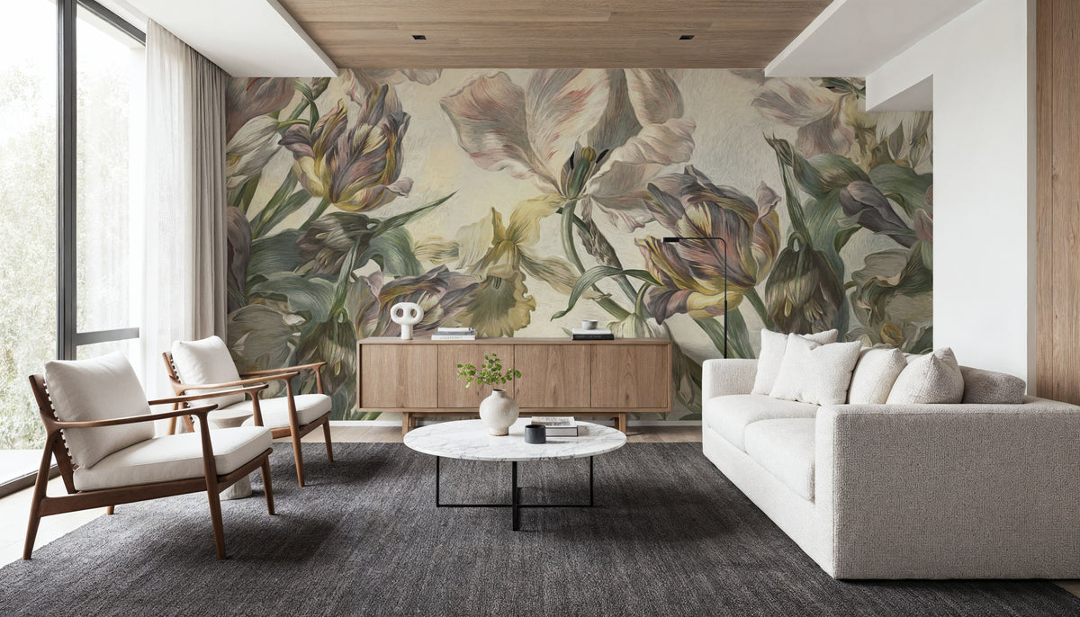 In Bloom Mural Wallpaper - room preview 05