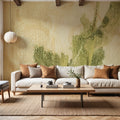 Vintage Poppy in Glass Vase Mural Wallpaper - room preview 05