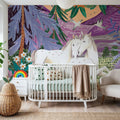Horses in the Mountains Mural Wallpaper - room preview 05