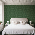 Harvest Time Green Mural Wallpaper - room preview 05