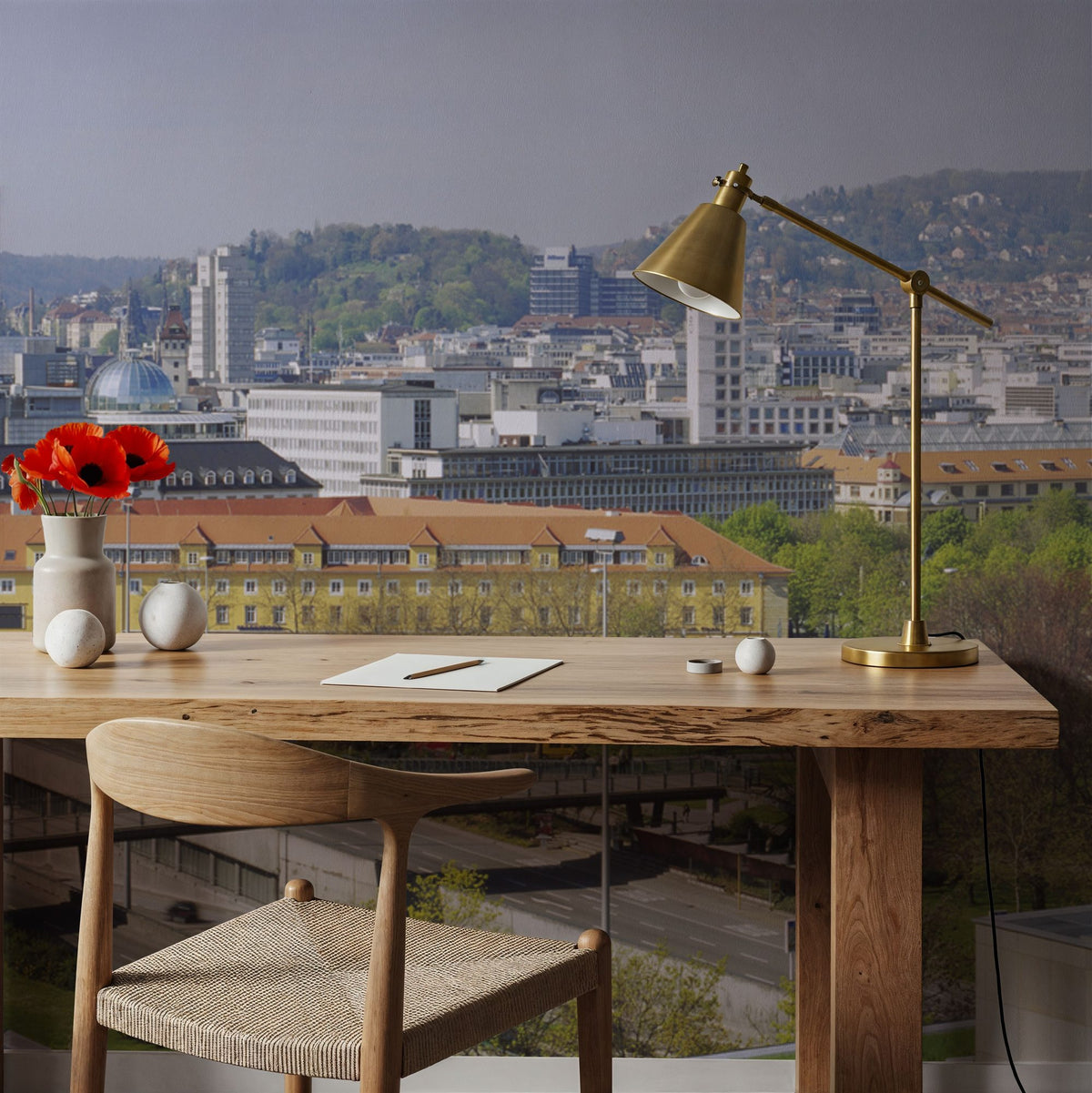 Metropolitan Horizon Mural Wallpaper - room preview 05