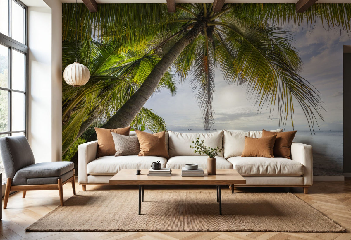 Island Serenity Mural Wallpaper - Warm Tone - room preview 05