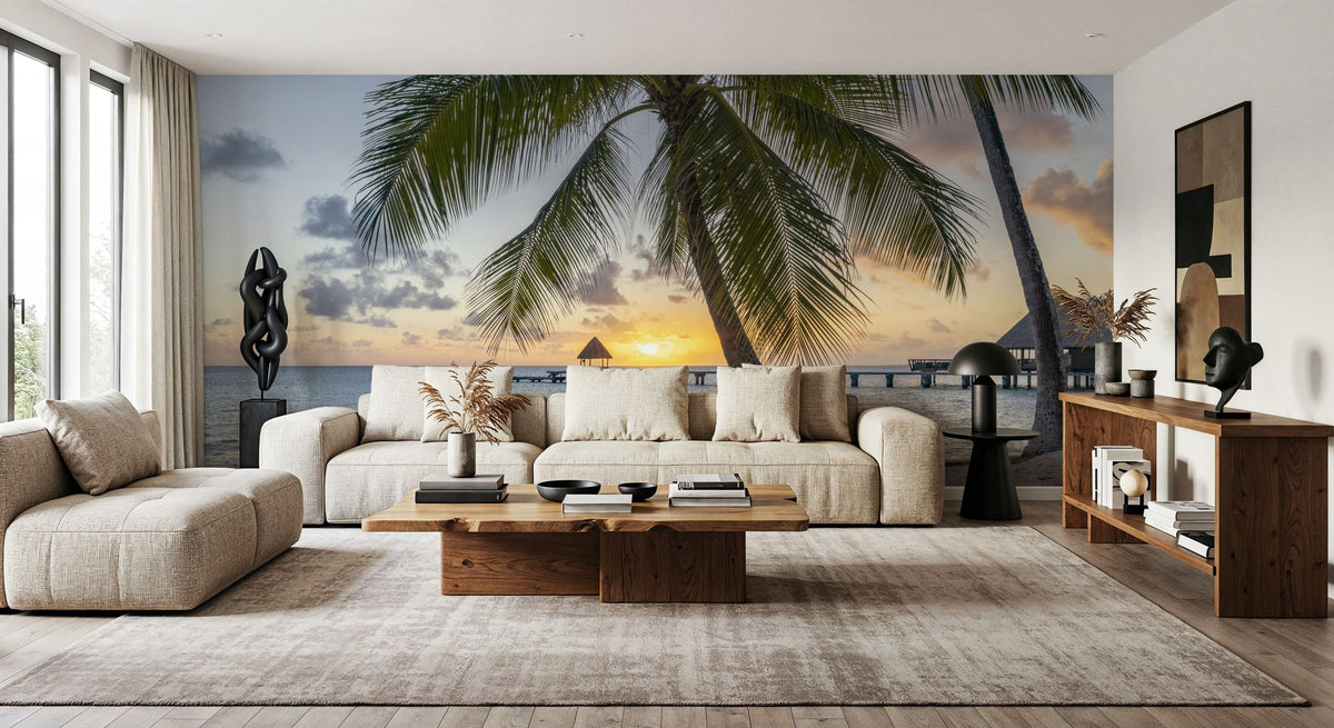 Rangiroa Sunset Mural Wallpaper - room preview 05