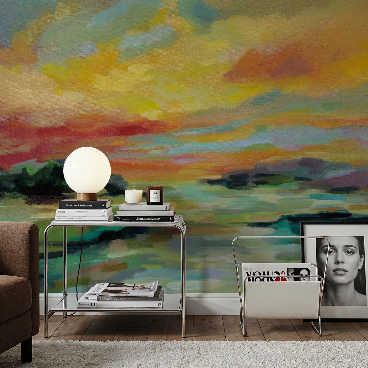 July Sunset Mural Wallpaper - room preview 05