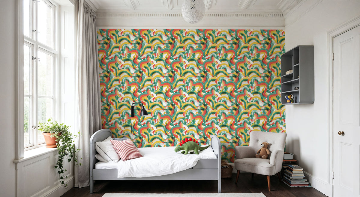 Winding Road Mural Wallpaper - room preview 05