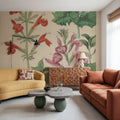 Salvia Florals I Mural Wallpaper - room preview 05