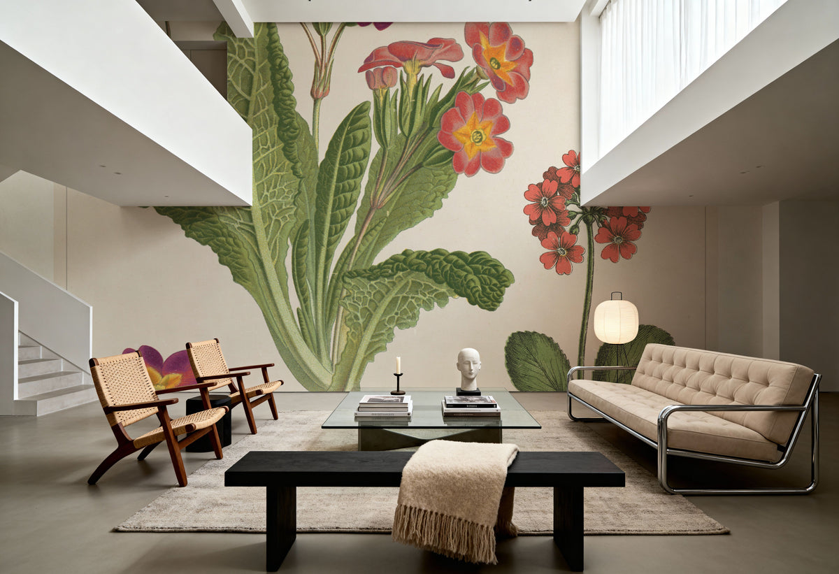 Flower Market Chart II Mural Wallpaper - room preview 05