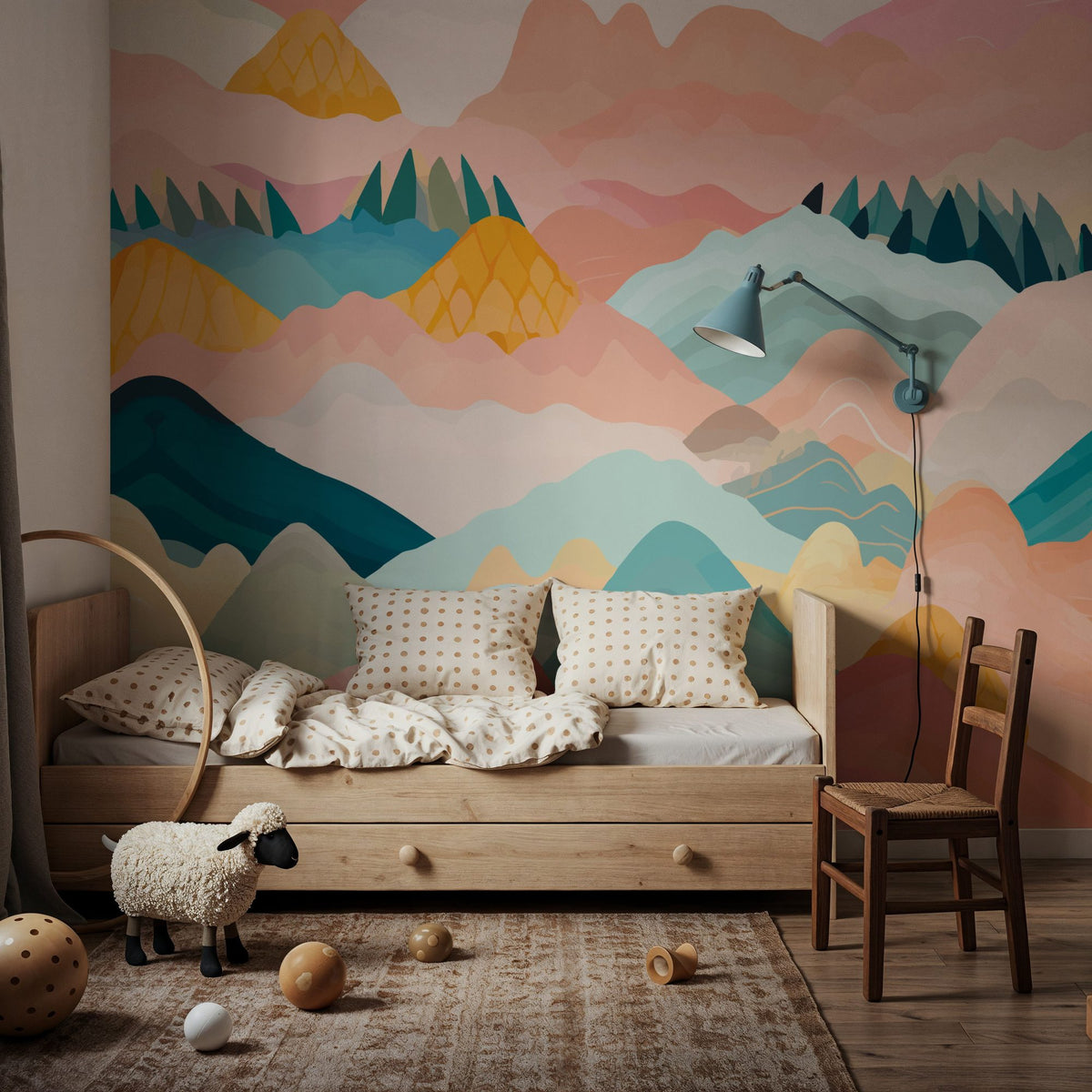 Dragon Mountains Mural Wallpaper - room preview 05