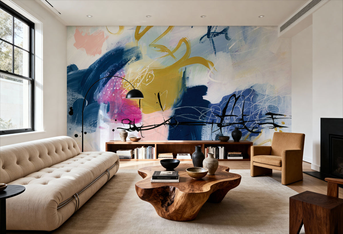Graffiti Abstract IV Mural Wallpaper - room preview 05