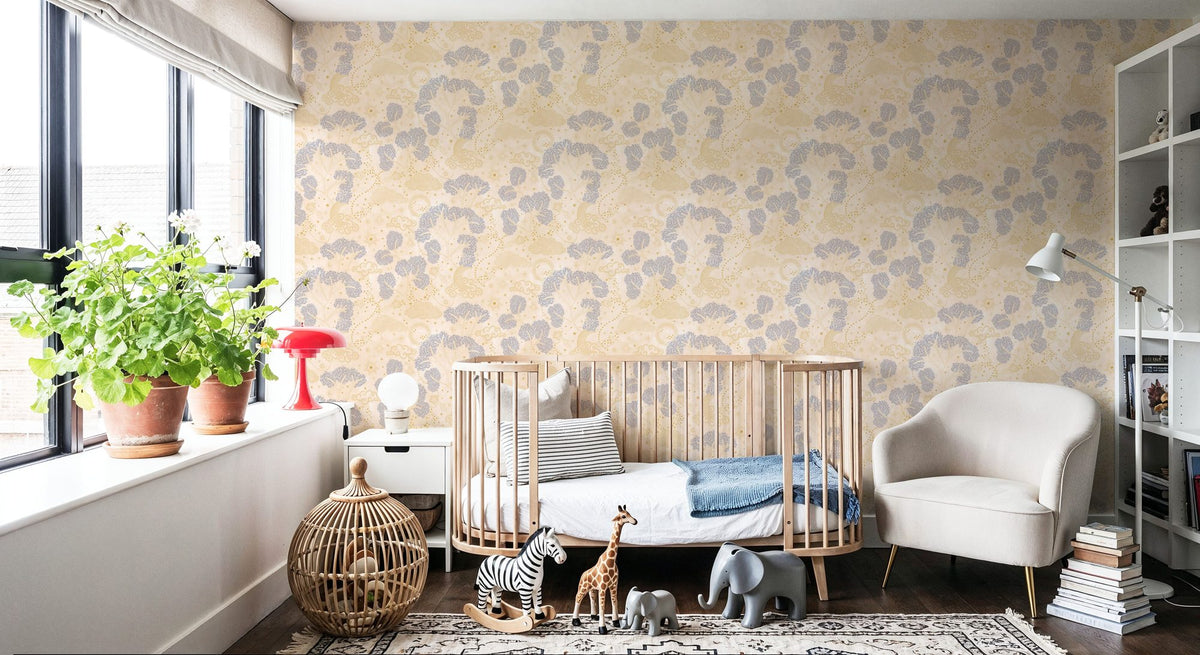 Moonlit Sky Petite, Butter Mural Wallpaper - room preview 05