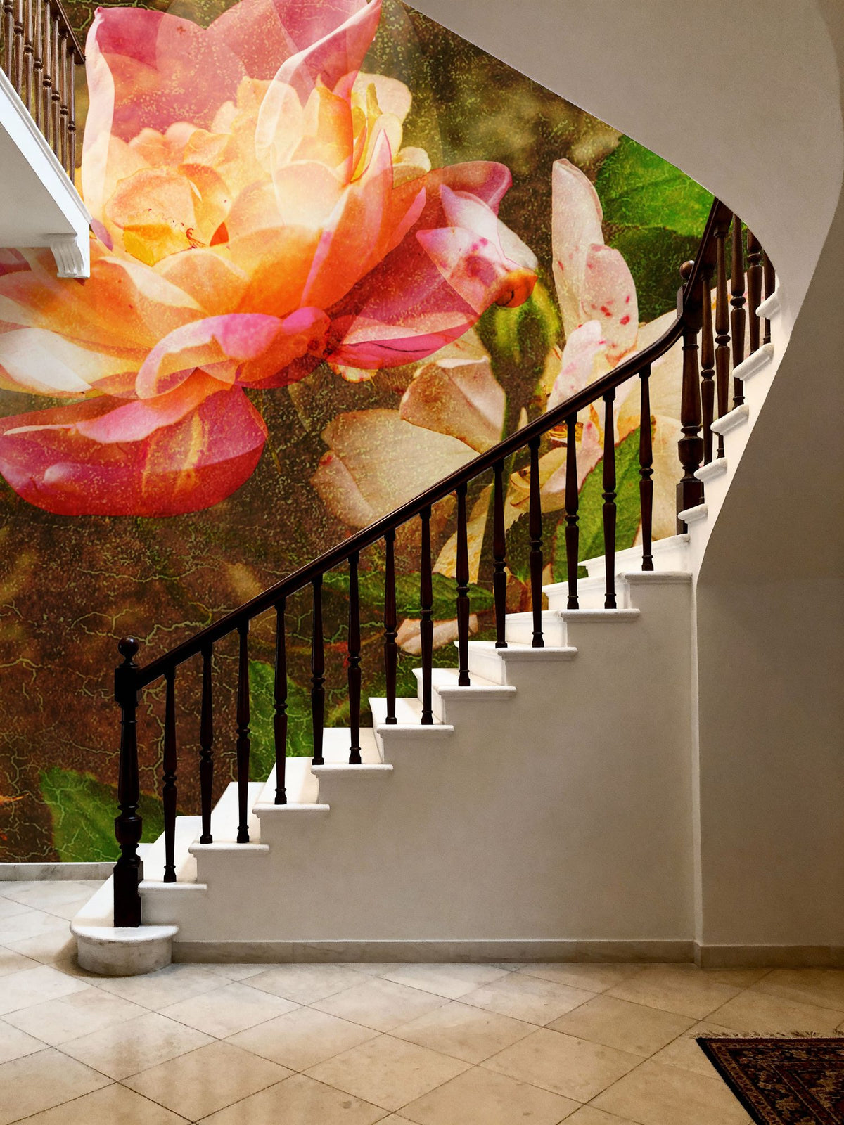 Autumn Reverie Mural Wallpaper - Red Tone - room preview 05