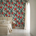 Pomegranate, Snow Mural Wallpaper - room preview 05