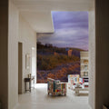 Sunset Cottage Path Mural Wallpaper - room preview 05