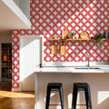 Seafood Shanty Red I Mural Wallpaper - room preview 05