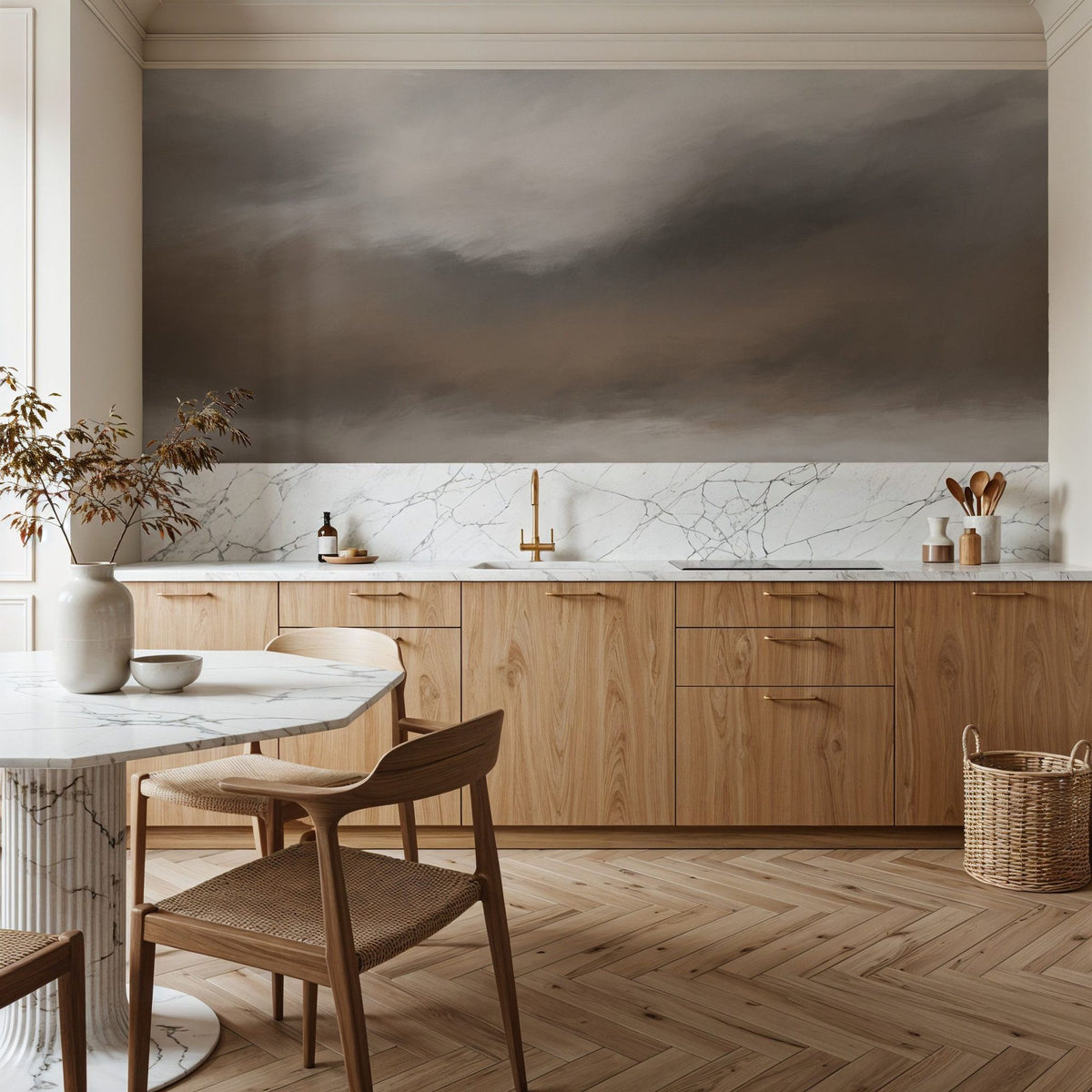 The Silent Horizon, Sand Mural Wallpaper - room preview 05