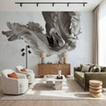 Sepia Tulip III Mural Wallpaper - room preview 05