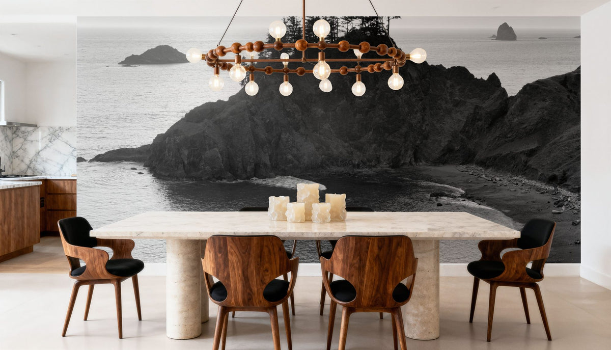 Sunset Over Oregon Coast Mural Wallpaper - room preview 05