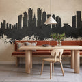 Doha Qatar Skyline Concrete Mural Wallpaper - room preview 05