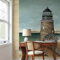 Beach House Map Mural Wallpaper - room preview 05