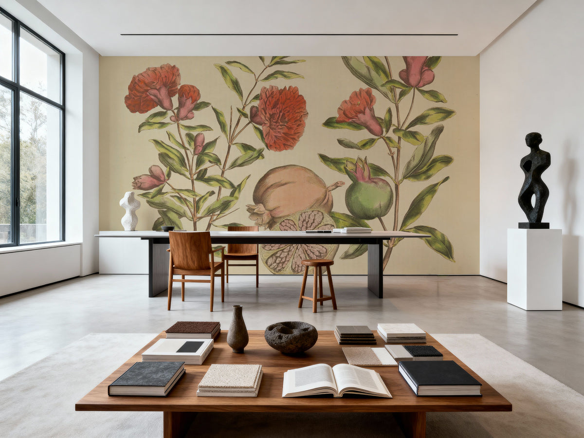 Herbal Botanical III Mural Wallpaper - room preview 05
