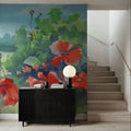 Poppy Reverie Mural Wallpaper - Neutral Tone - room preview 05