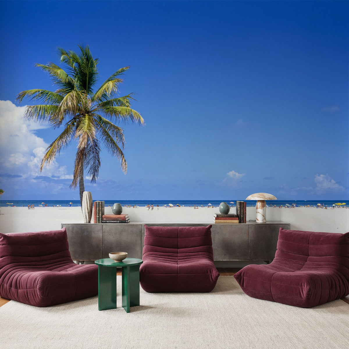 Palm Coast Paradise Mural Wallpaper - room preview 05
