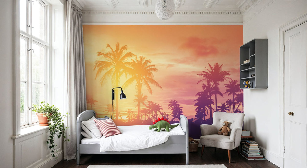 Indio Sunset Mural Wallpaper - room preview 05